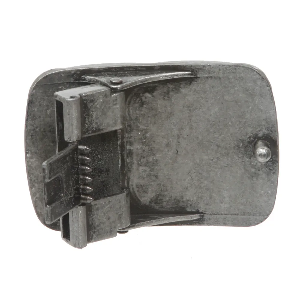 1 1/2" Clamp On Rectangular Buckle with Free Belt Strap