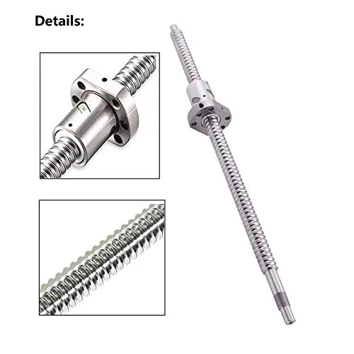 Ball Screw SFU2005 RM2005 Length 2000mm Diam 20mm with Ballnut and ballnut housing   end Supports EK/EF15   Coupler for CNC, Length Approx 78.74 inch/ 2000mm