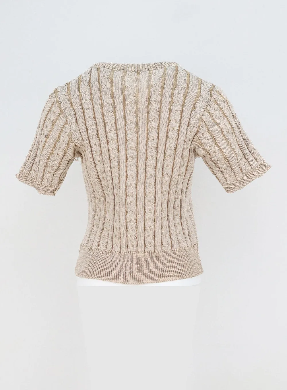 Cable Knit Summer Sweater BY325