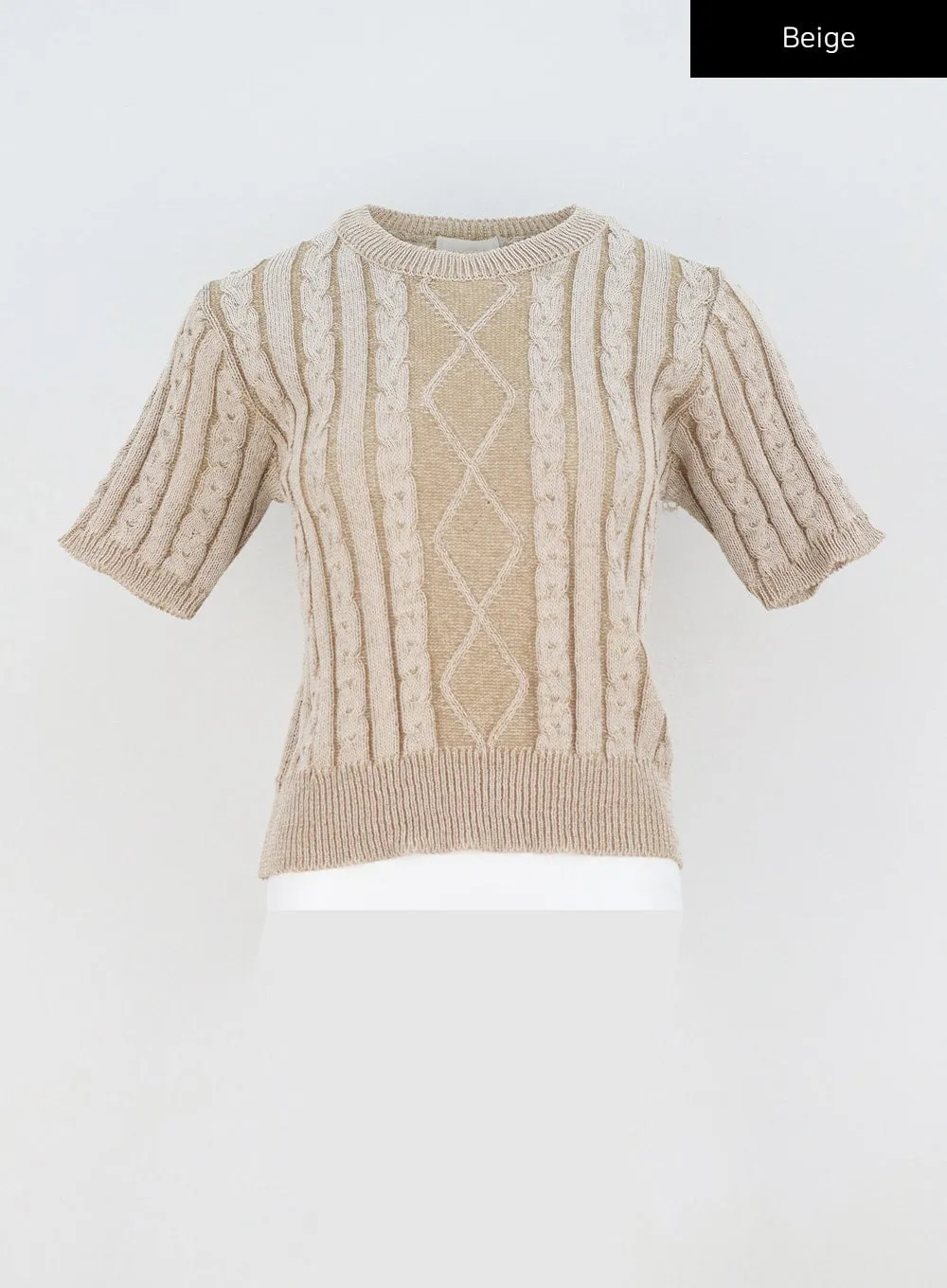 Cable Knit Summer Sweater BY325