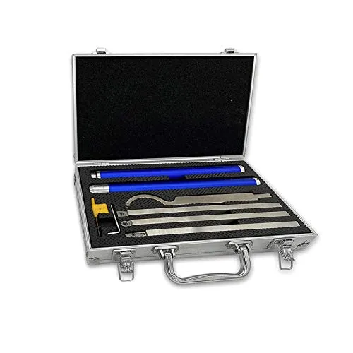 Carbide Wood Lathe Tools, Woodturning Tools Wood Lathe Turning Tool Set, with Round/Square/Diamond Insert and Interchangeable Aluminum Alloy Grip Handle