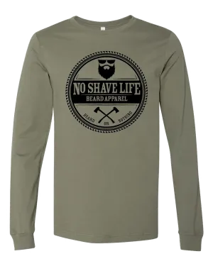 Circle Axe Military Green Long Sleeve Shirt