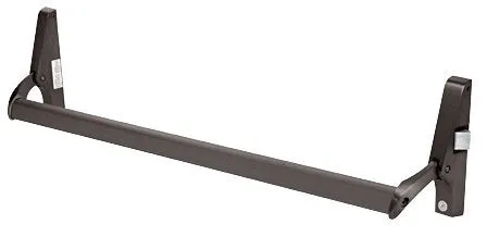 CRL Dark Bronze Cross Bar Panic Exit Devices - Right Hand - Reverse Bevel Rim