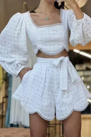 Cutout Lace-Up Top