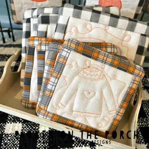 Digital Download - Home Sweet Home Collection- Quilted Coaster - BUNDLE