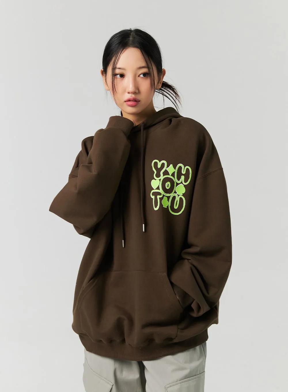 Graphic Hooded Sweatshirt CO323