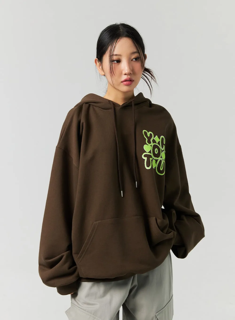 Graphic Hooded Sweatshirt CO323