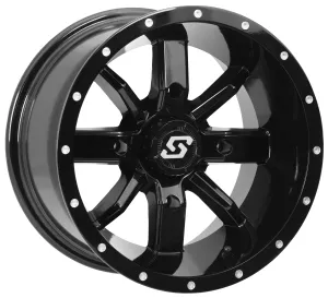 HOLLOW POINT WHEEL 14X8 4/110 4 4 (0MM) BLACK