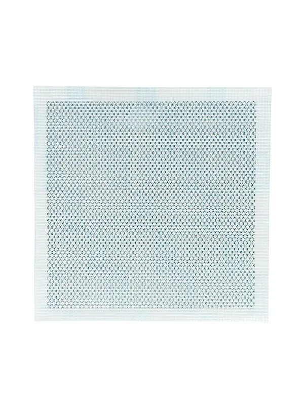 Hyde Tools 09007 Fiberglass/Aluminum Self-Adhesive Wall Patch, 8” x 8”