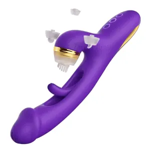 KERERO Female Sex Toys Dildo Vibrators with 7 Vibrating & Flapping Patterns,7 Tapping Adult Toys for Women