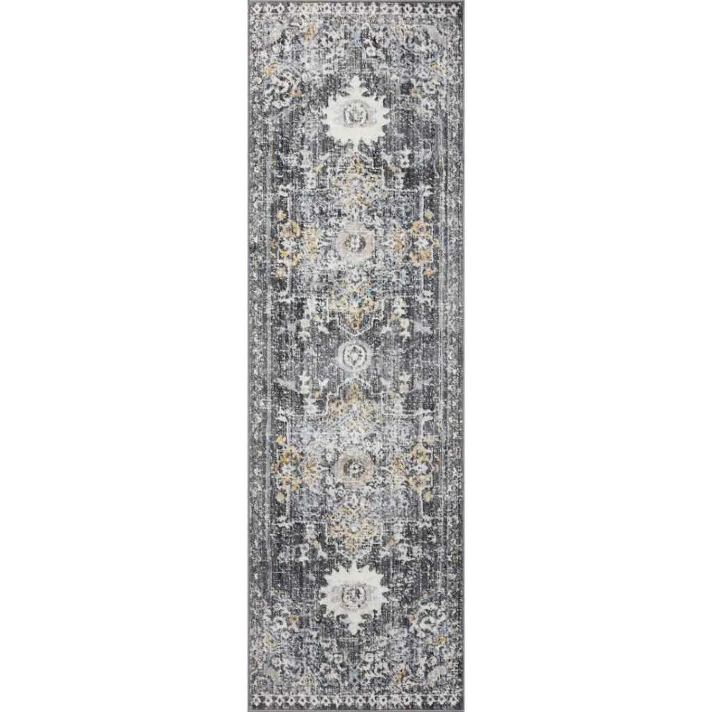 Loloi II Cassandra Collection Charcoal / Gold Rug CSN-02