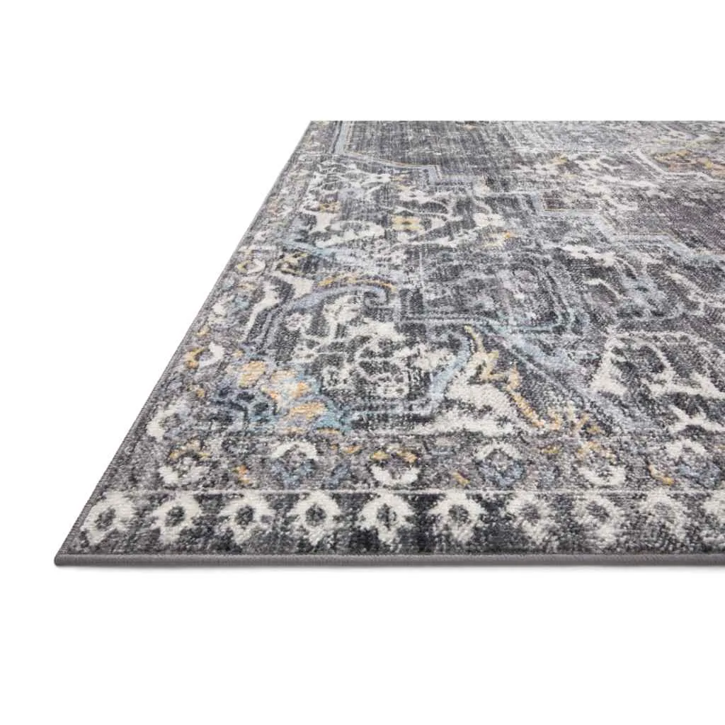 Loloi II Cassandra Collection Charcoal / Gold Rug CSN-02