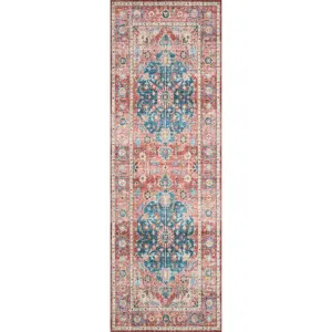 Loloi II Skye Collection Brick / Ocean Rug SKY-05