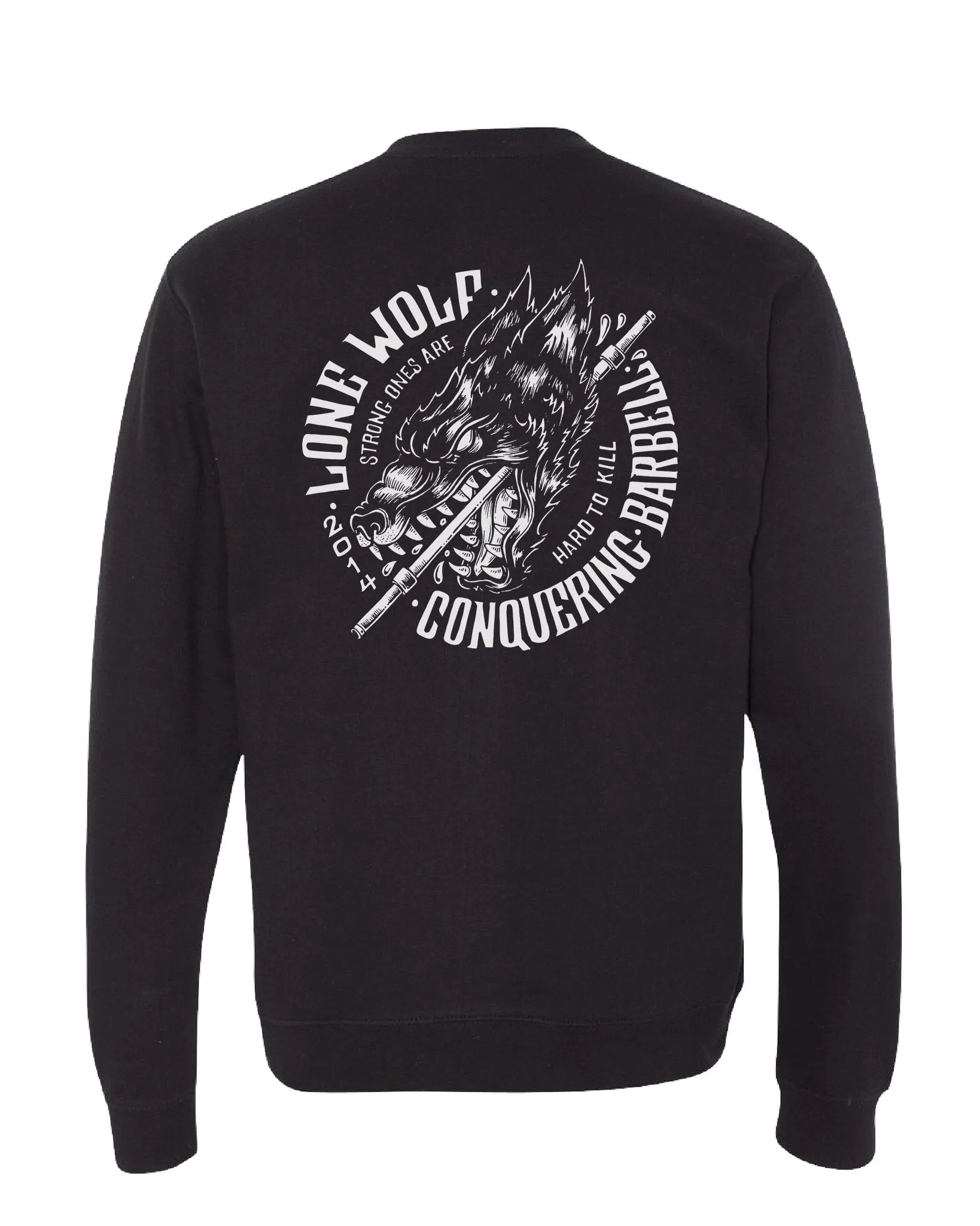 Lone Wolf - Black - Crewneck