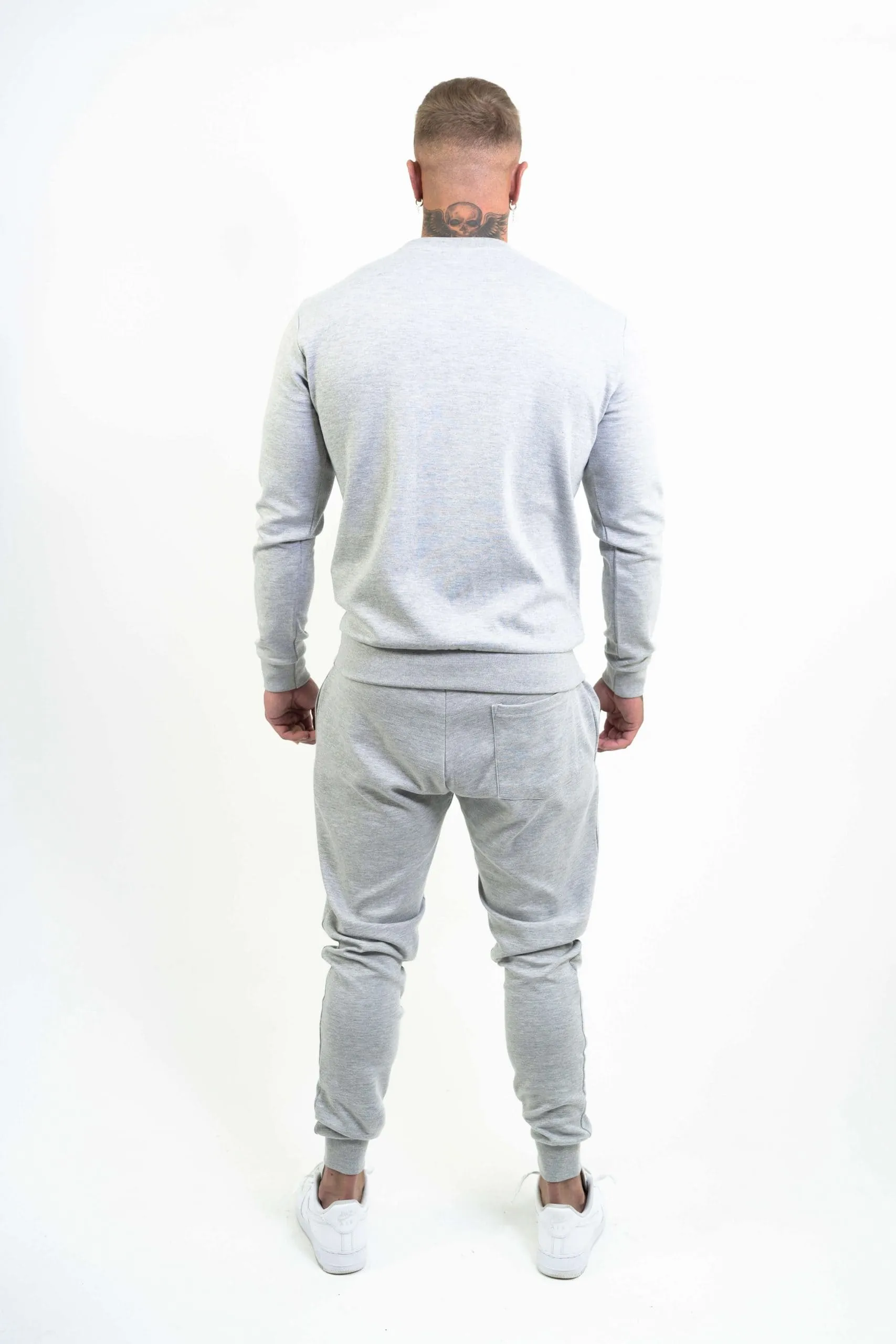 Men's Grey Urban Crew Neck Jumper