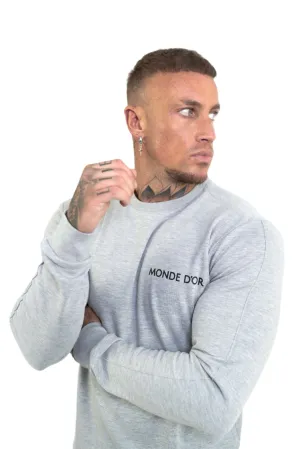 Men's Grey Urban Crew Neck Jumper