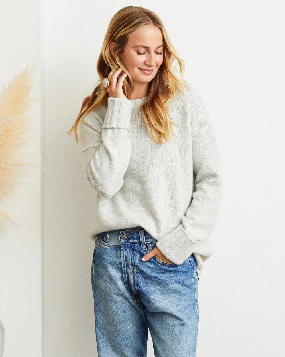 Mila Cashmere Crewneck Sweater Archive Sale