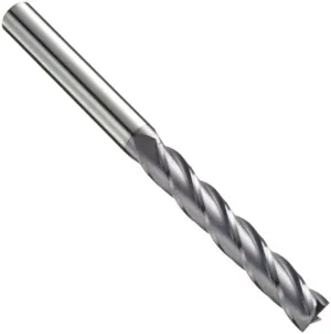 Niagara Cutter - C430-0.625-D4-S.0-Z4 N85740 Carbide Square Nose End Mill, Inch, TiAlN Finish, Roughing and Finishing Cut, 30 Degree Helix, 4 Flutes, 5" Overall Length, 0.625" Cutting Diameter, 0.625" Shank Diameter