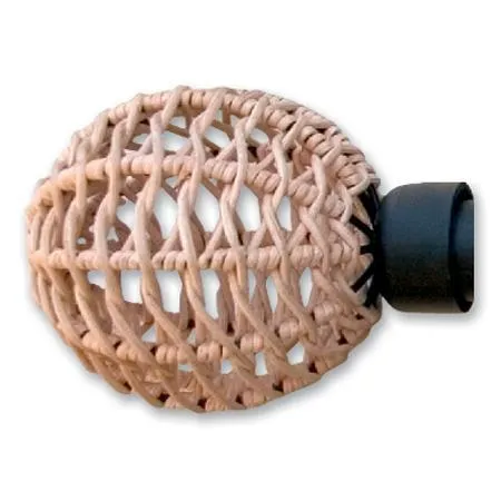 Orion Eclectic Collection Rattan Ball Finial