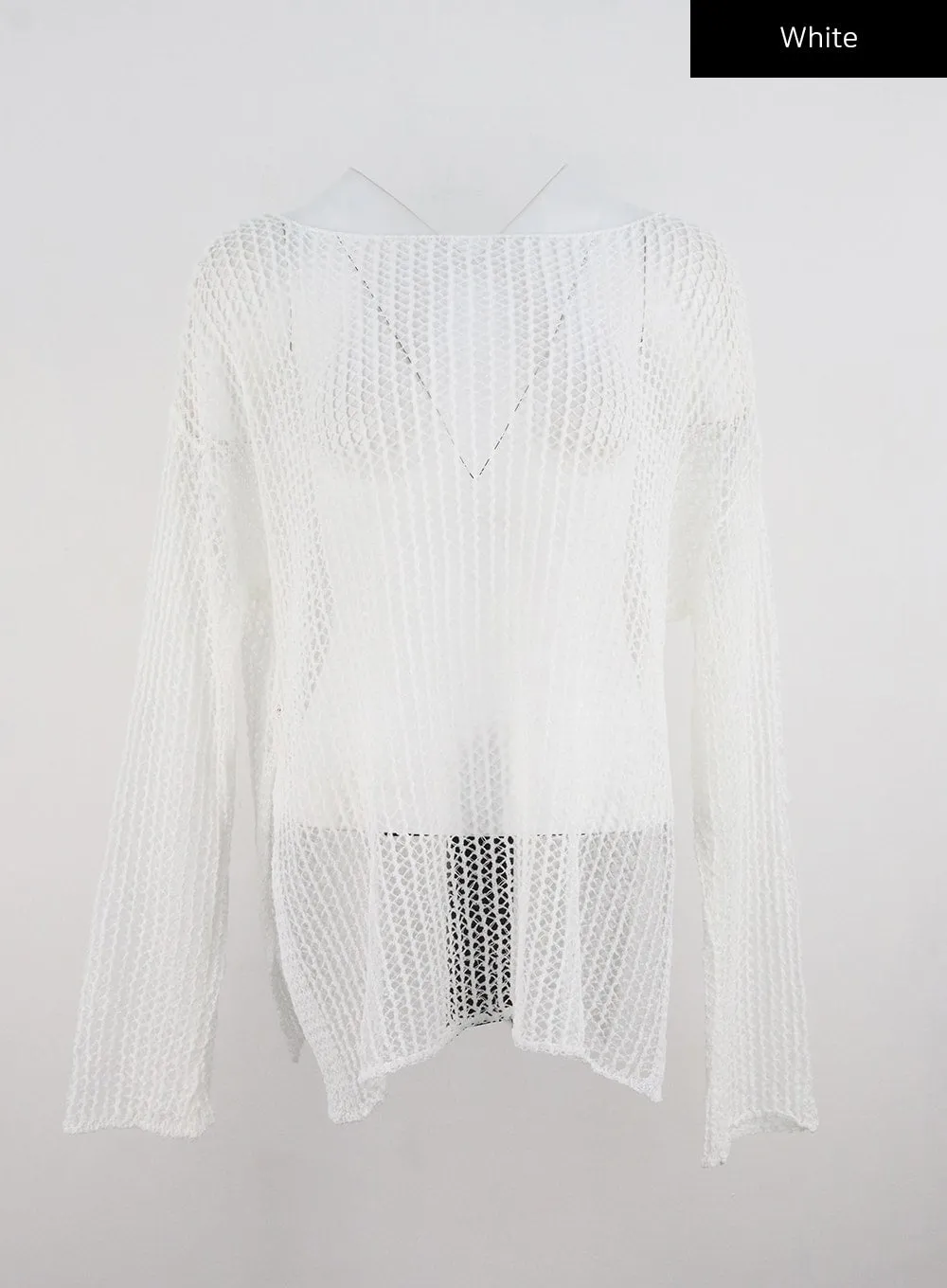 Oversized Crochet Sweater CG304