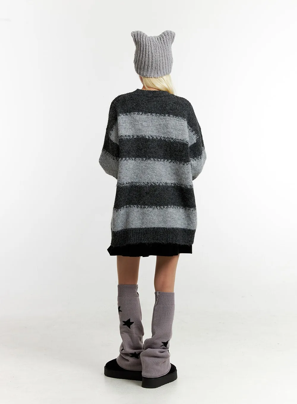 Oversized Stripe Sweater ID315