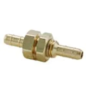 Parker 22BH-6-6-pk20 Union, Bulkhead, Barbed, 0.250" Size, Brass (Pack of 20)