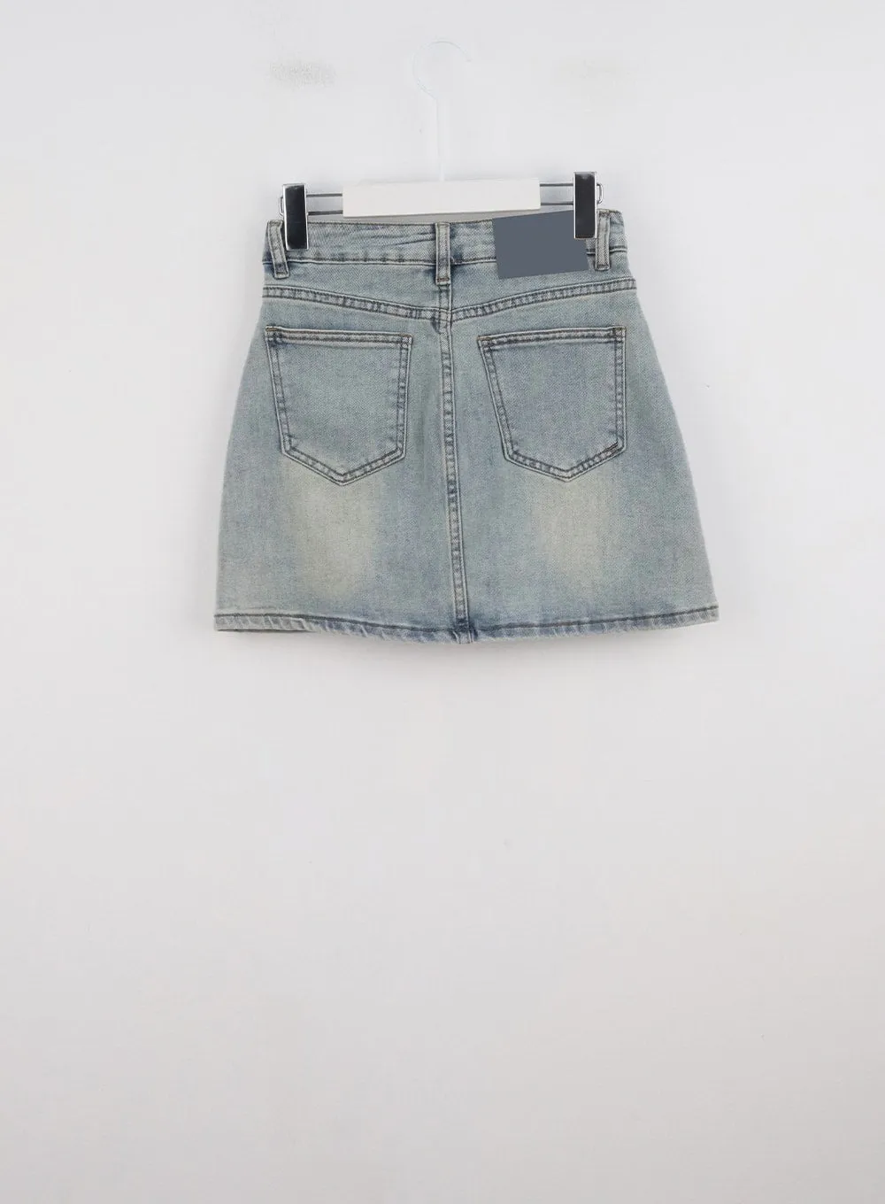 Pocket Denim Mini Skirt CG303