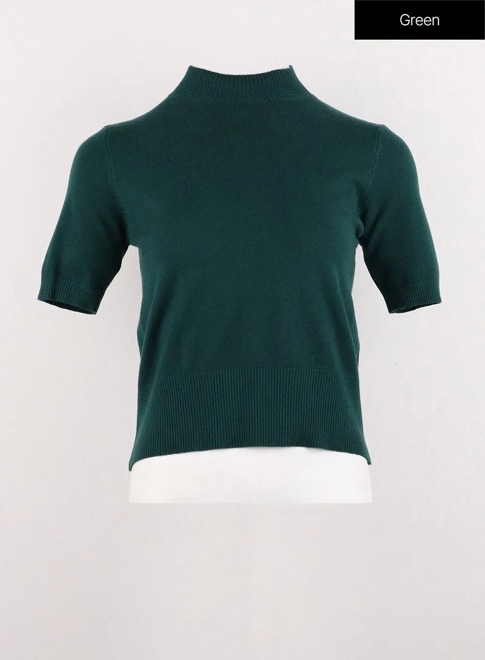 Short-Sleeve Knit Sweater OG327