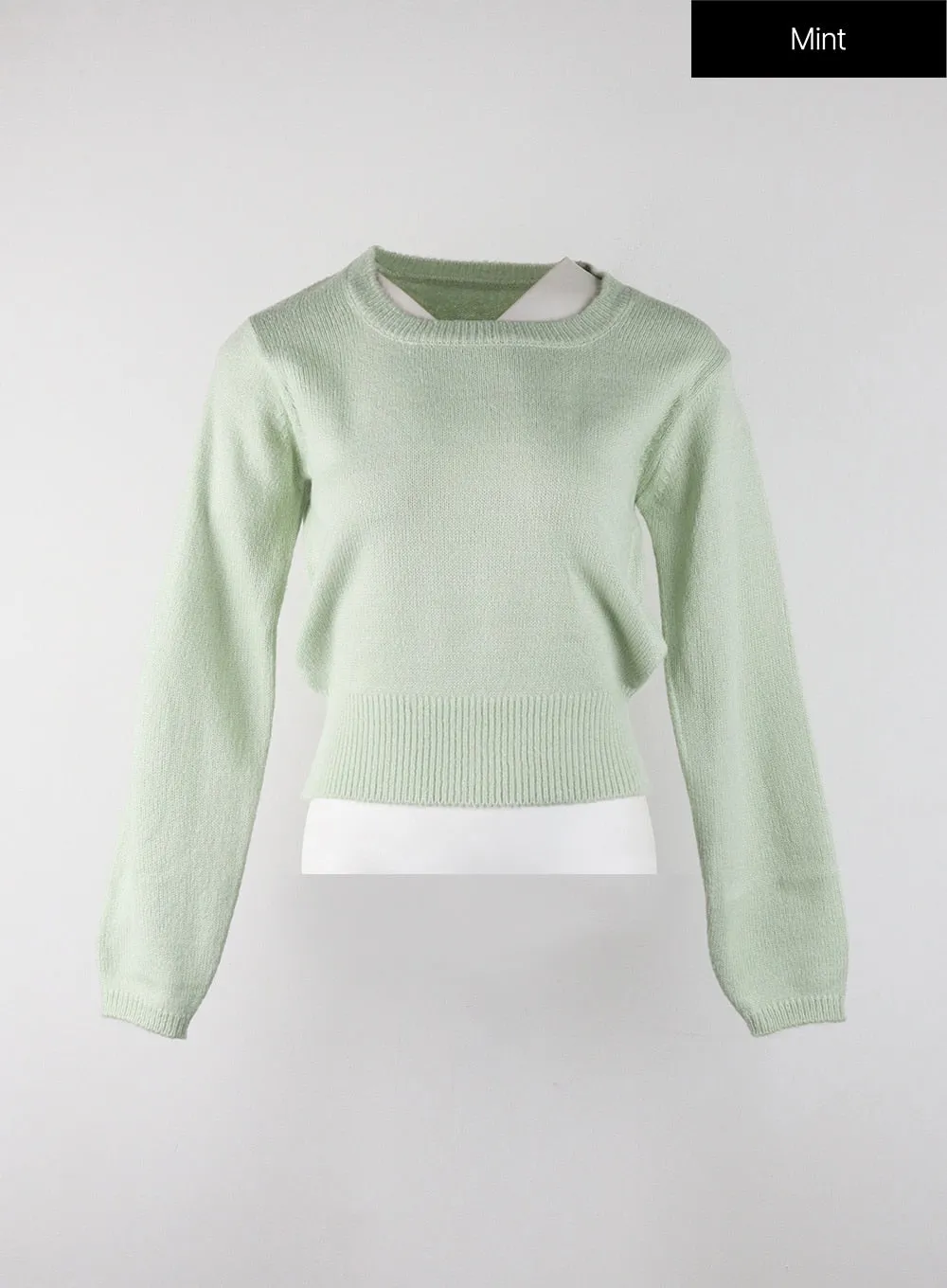 Square Neck Knit Sweater OD329