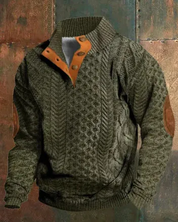 Stylish Men's 3D Digital Print Sweater