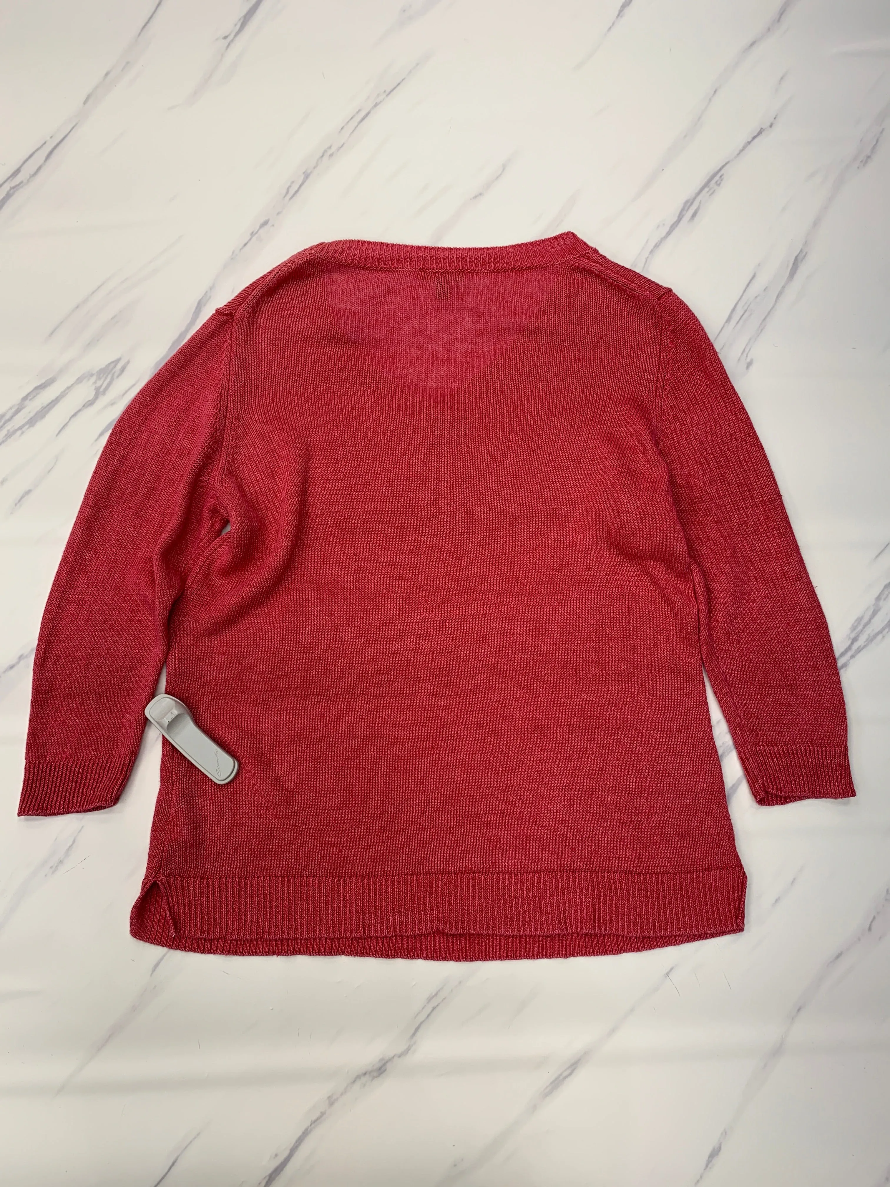 Sweater By Talbots In Red, Size: Petite Large