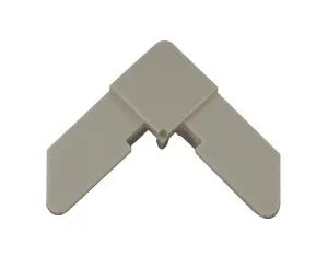 WRS 7/16" Almond Plastic Straight Cut Screen Corner Key - Single or 25 Pack